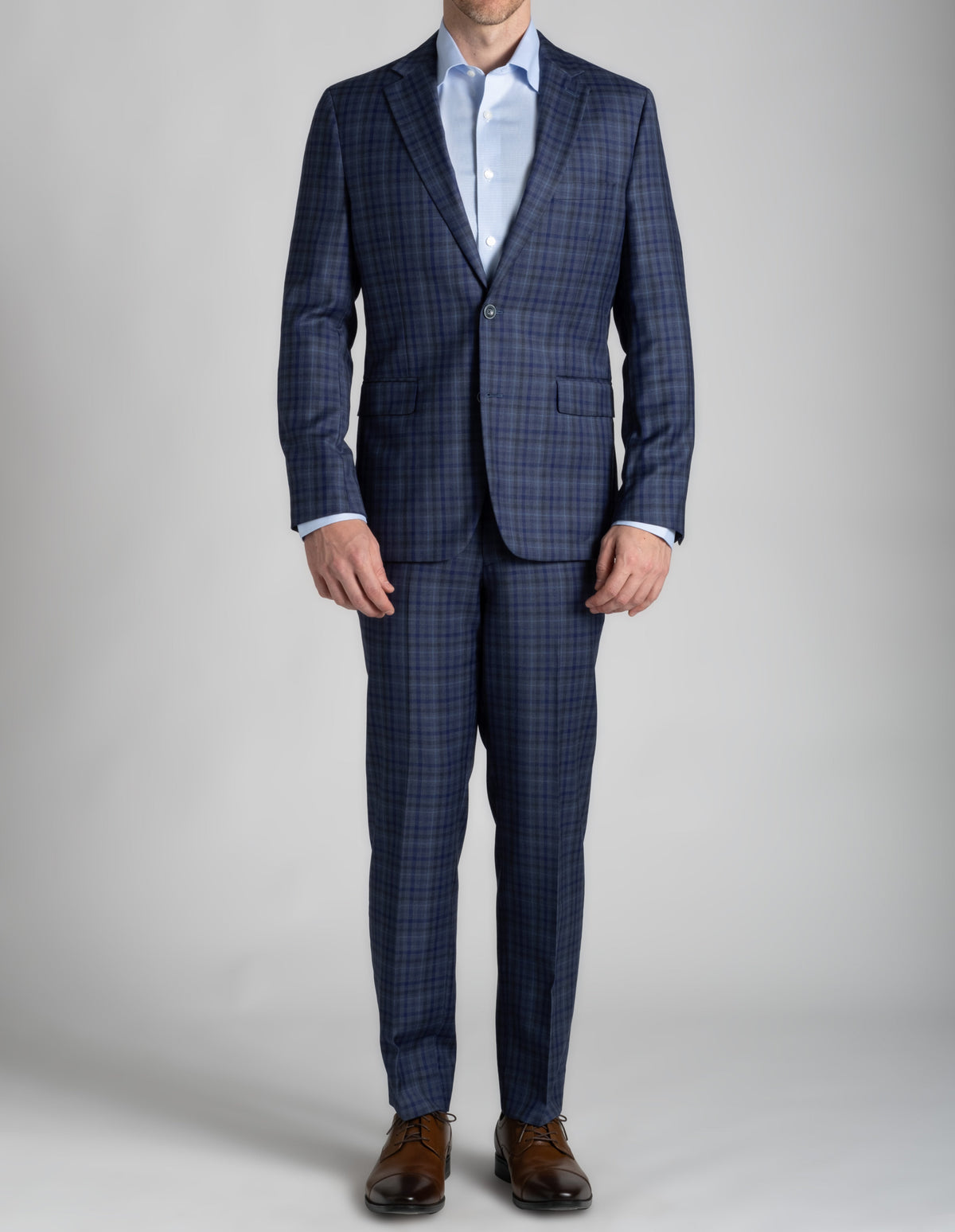 Classic Wool Check Suit