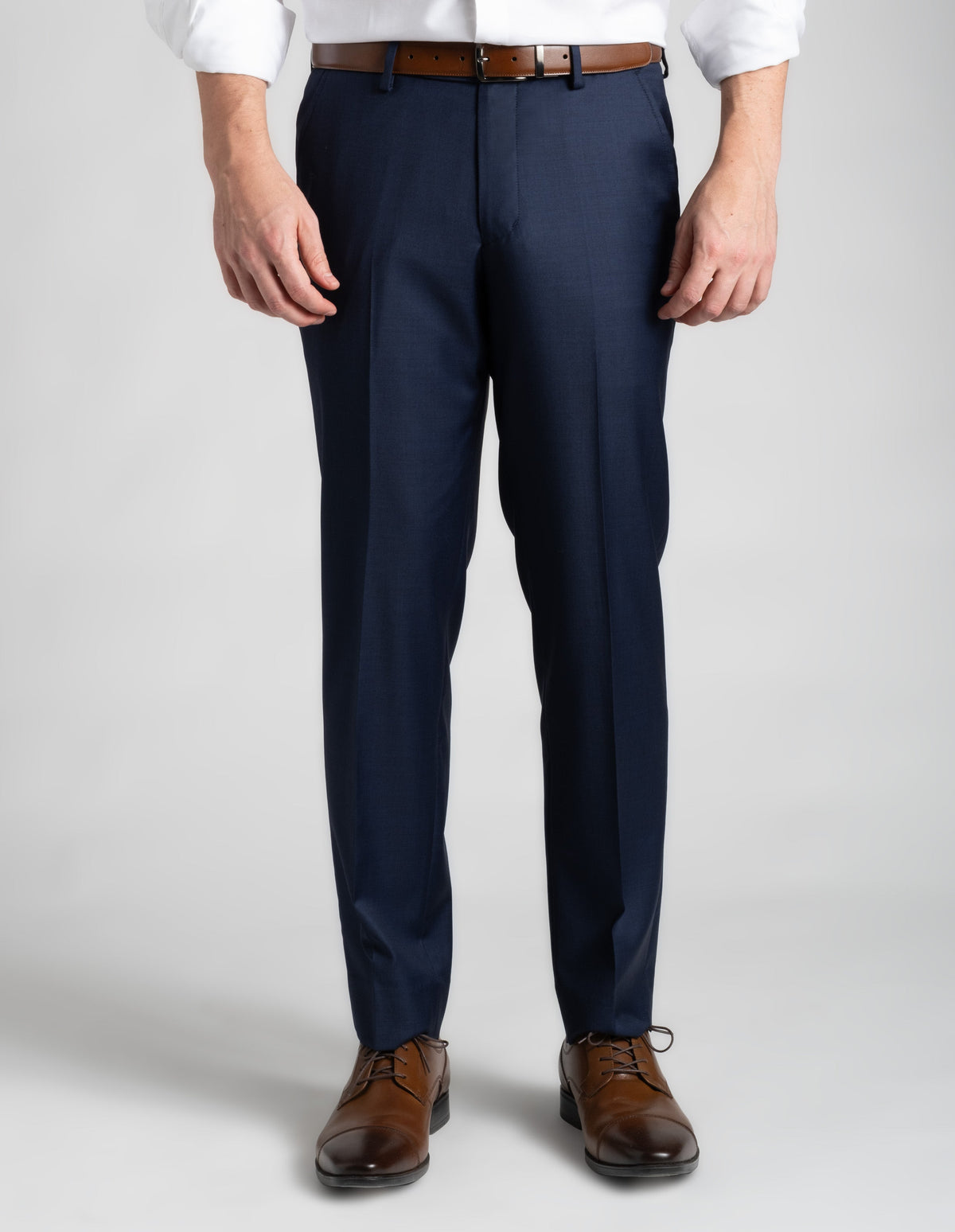 navy blue wool dress pants Traditional Wool Pants - Navy - 73