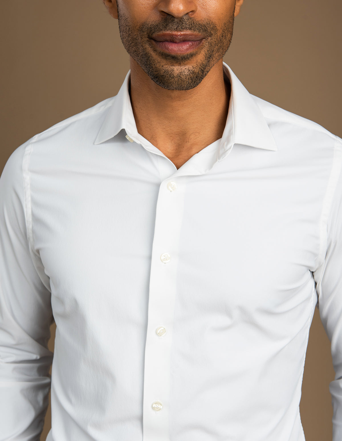 stantt dress shirts Performance Twill White Dress Shirt – Stantt