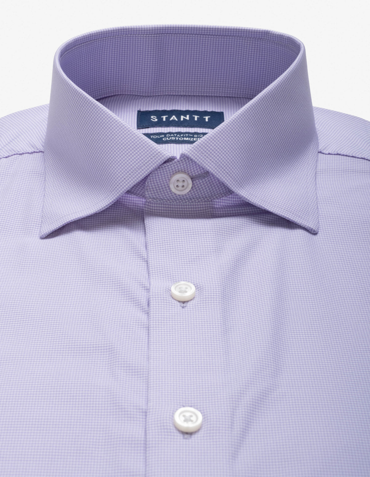 Wrinkle-Resistant Stretch Twill Blue Grid Check Dress Shirt – Stantt