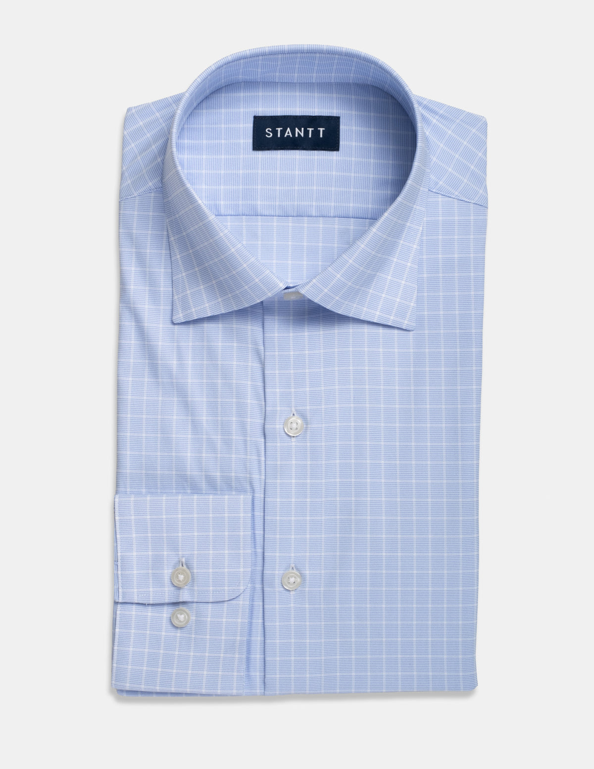 Performance Twill Light Blue Dress Shirt – Stantt
