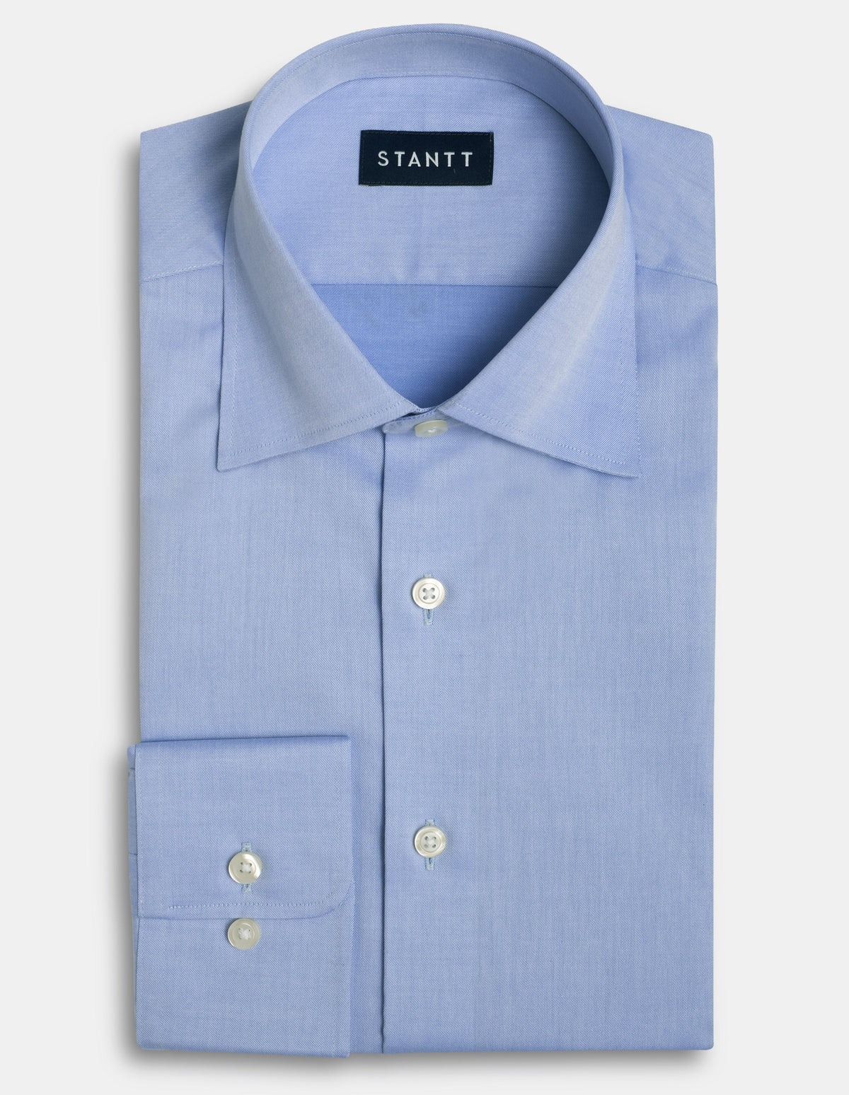 stantt dress shirts Wrinkle-Resistant Twill White Dress Shirt – Stantt