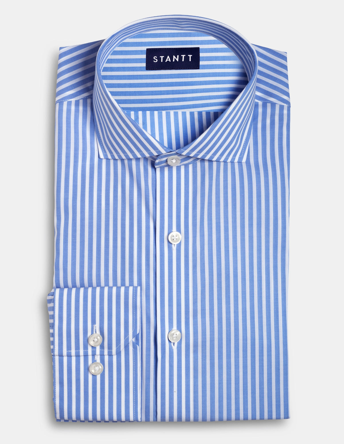 white christmas dresses Wrinkle-Resistant Stretch Poplin Reverse Navy Bengal Dress Shirt No Pocket / Custom Buttons