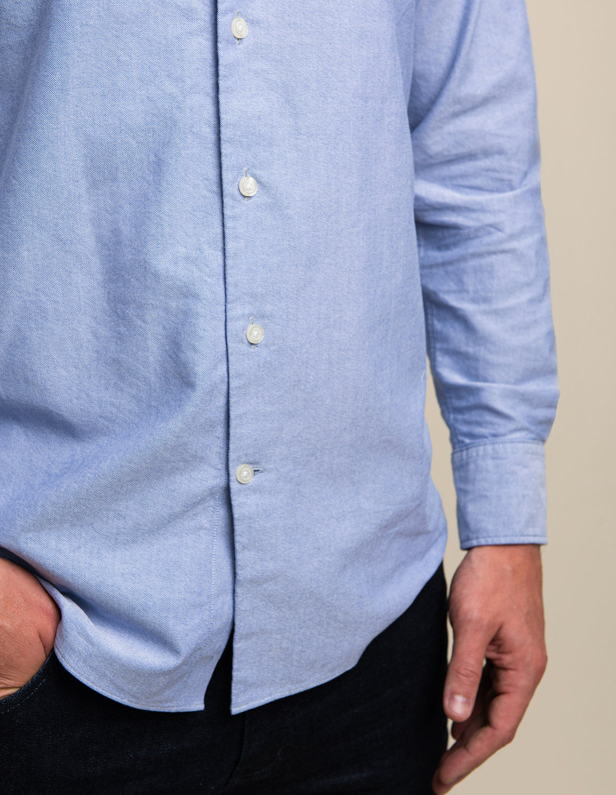 Soft Wash Oxford - Blue