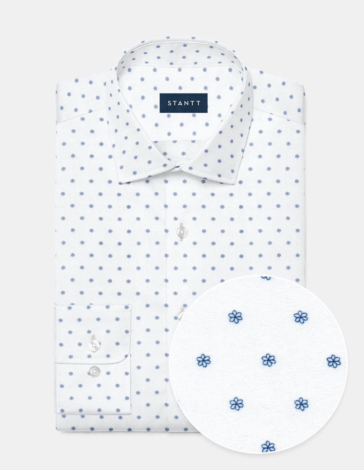 Performance Twill Light Blue Dress Shirt – Stantt