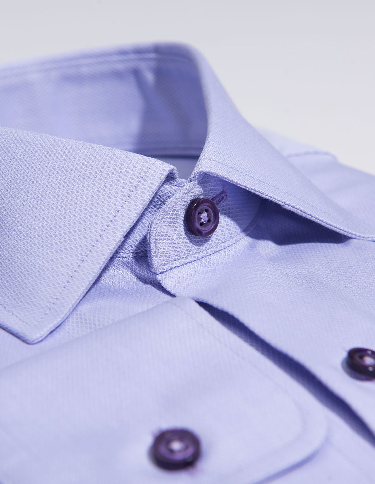 Wrinkle-Resistant Dobby Lavender Dress Shirt – Stantt Wrinkle-Resistant Dobby Lavender Dress Shirt – Stantt