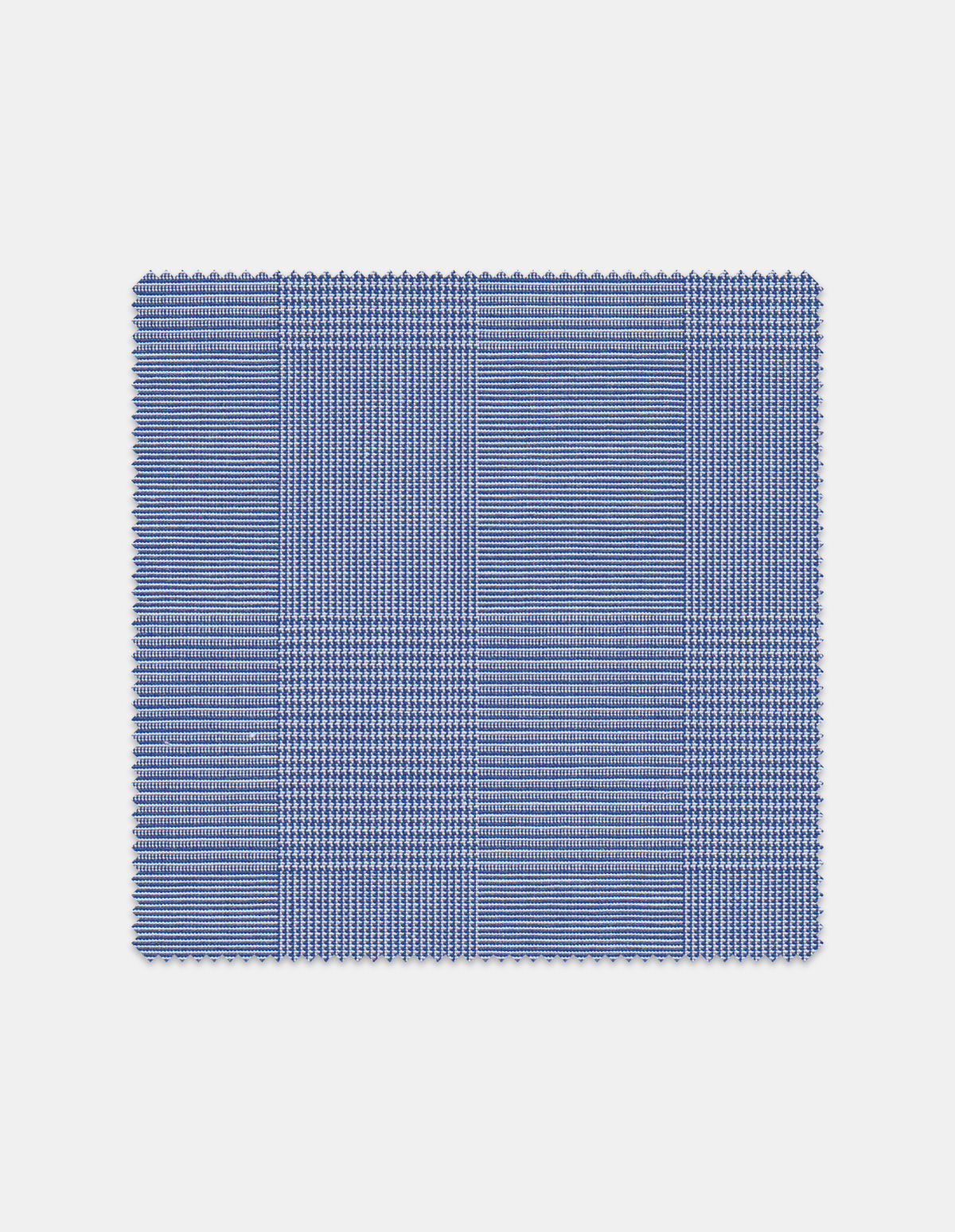 Blue Prince of Wales Cotton Stretch | Five Pocket